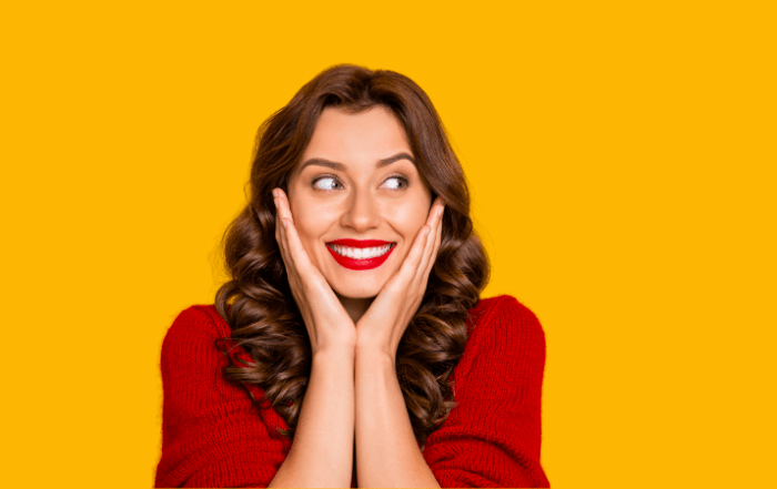 female thinking the best personal business